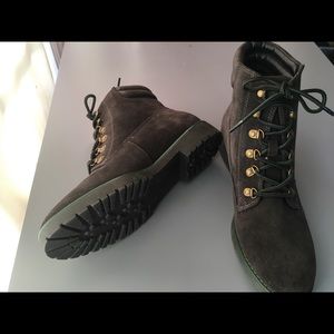 Ralph Lauren brown suede boots